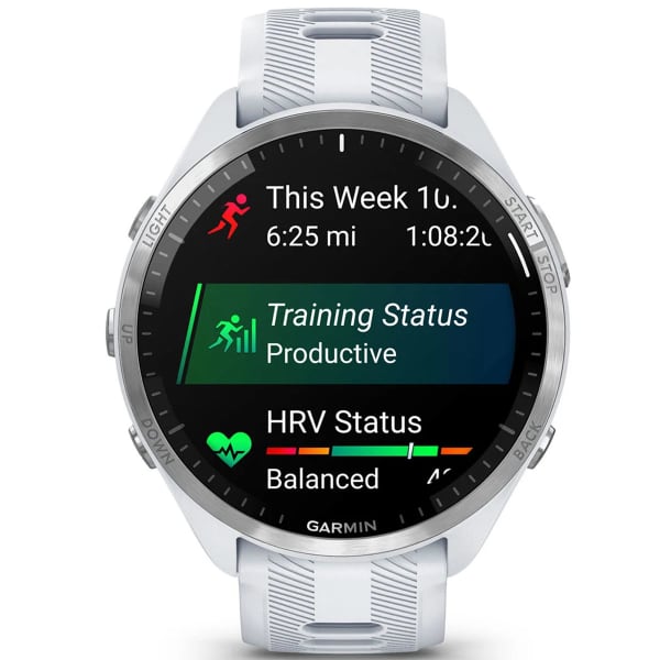 Montre cardio GPS GARMIN FORERUNNER 965 WHITESTONE