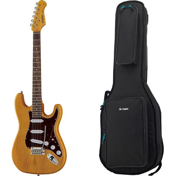 Harley Benton ST-90SA Swamp Ash DLX Bundle
