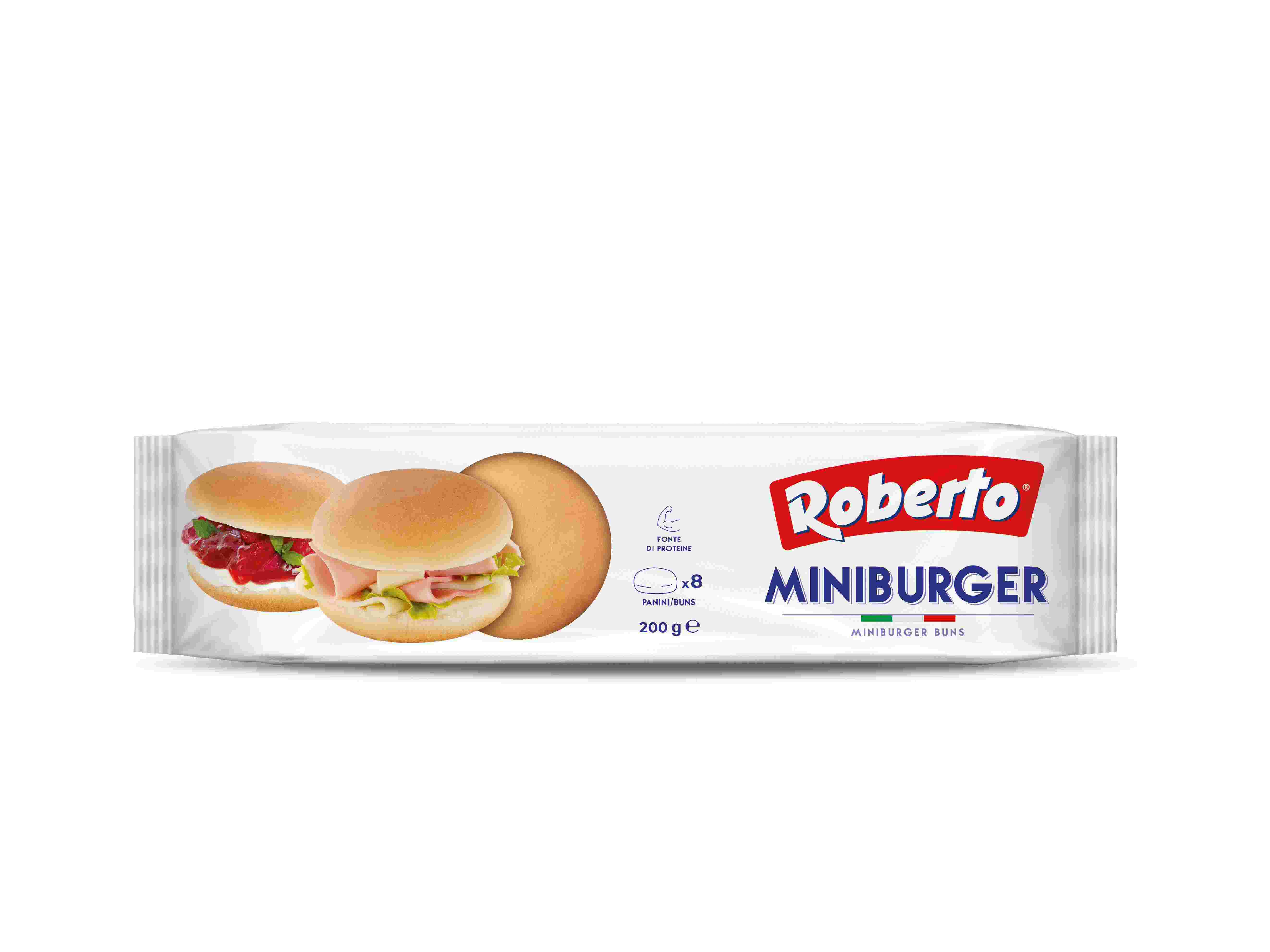 MINI PAO HAMBURGUER ROBERTO 200G