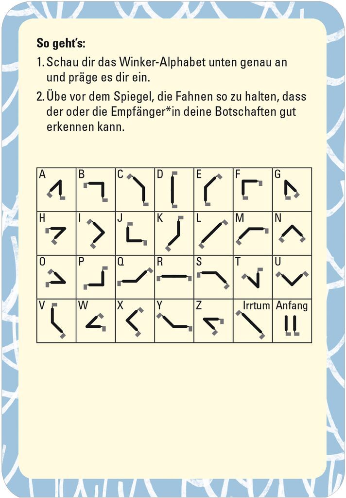 Kartenset 50 CODES UND GEHEIMSCHRIFTEN