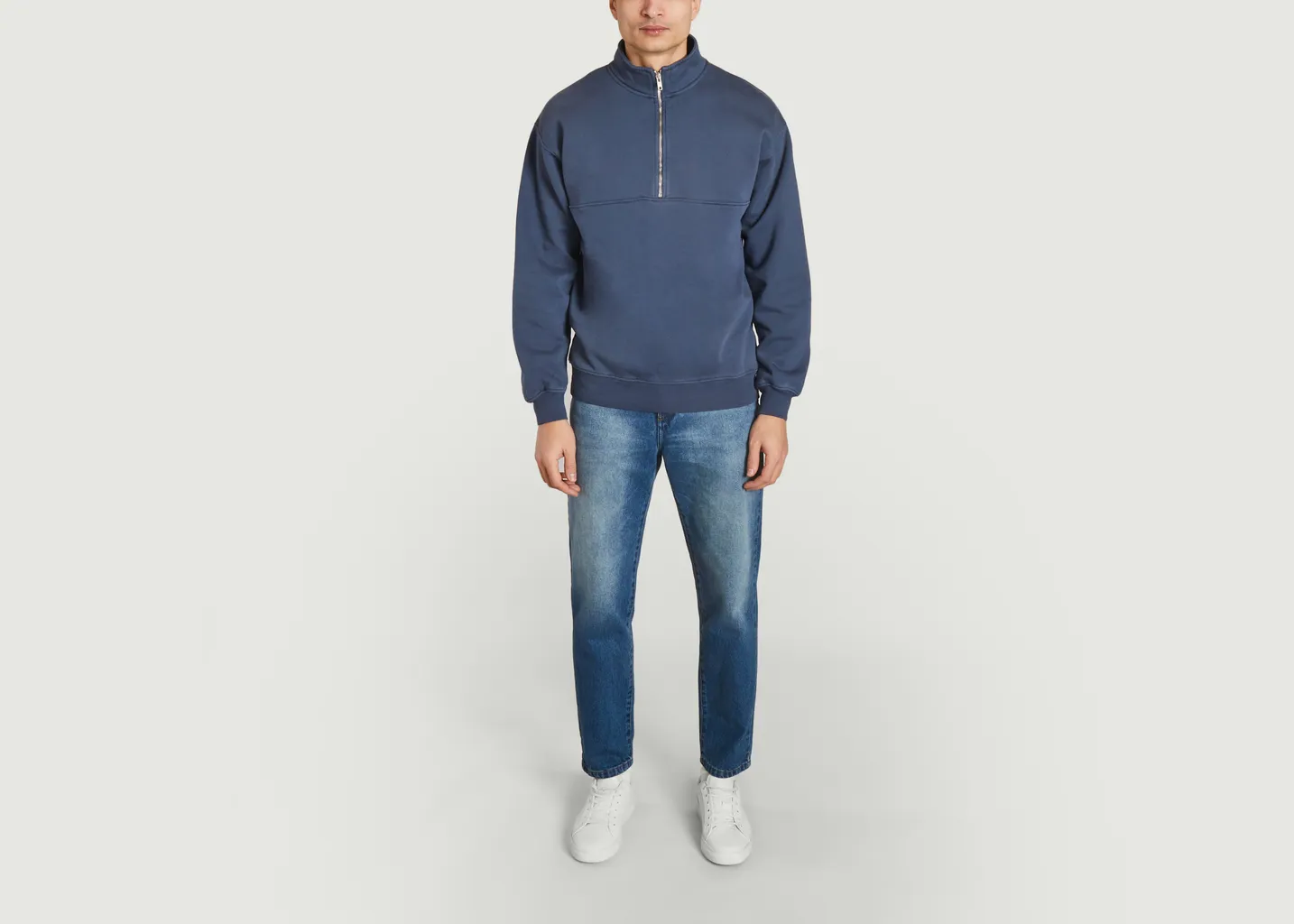 Sweat Quarter Zip Colorful Standard