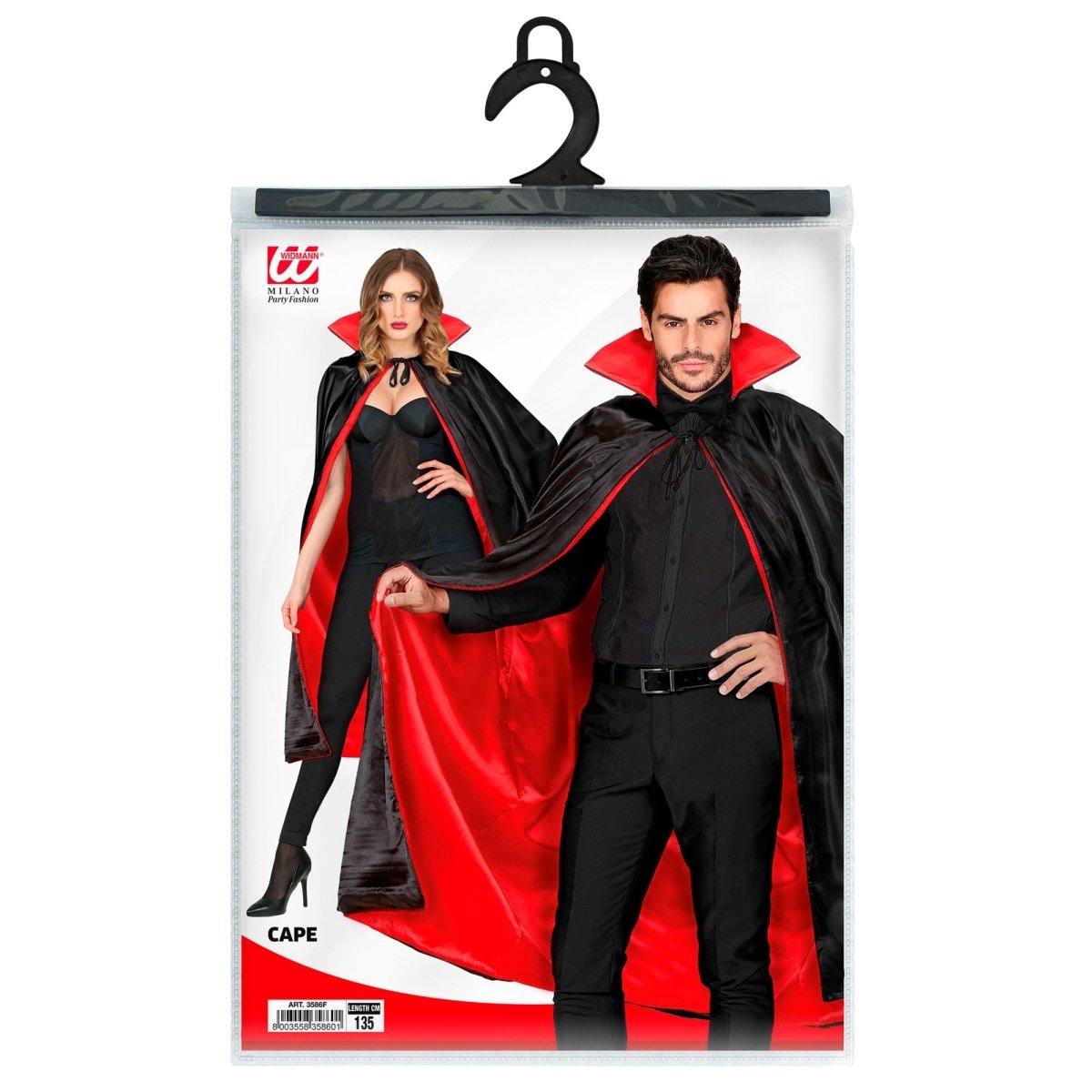 Halloween Cape Kraag 1,35m
