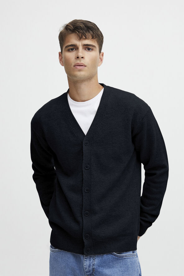 Casual Friday CFKARL lambswool cardigan Anthracite black