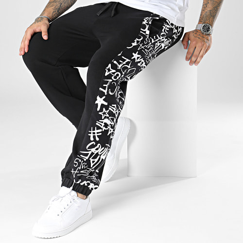 Pantalon Jogging Print 75GAA316 Noir