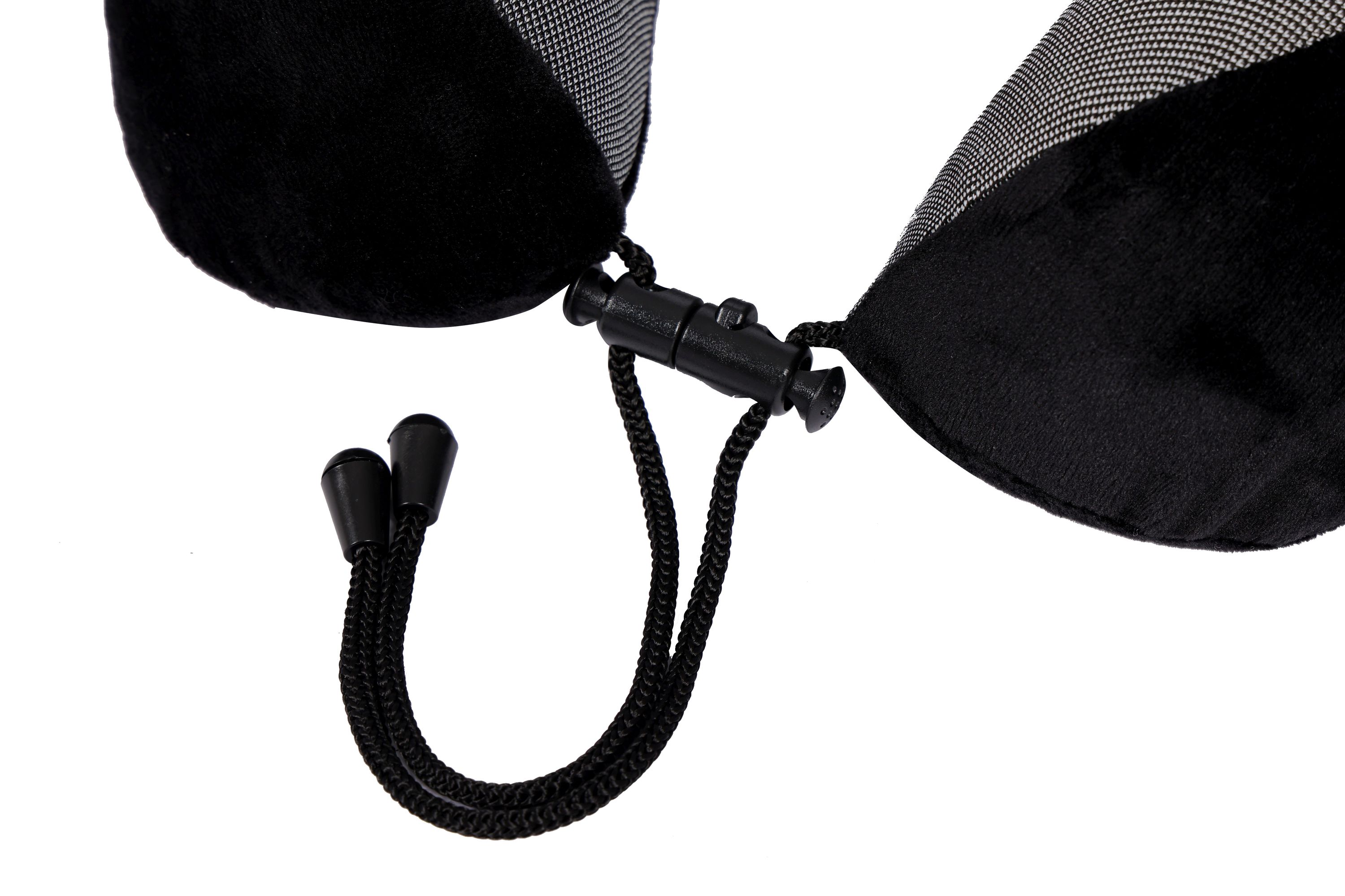 Nackenkissen schwarz/grau