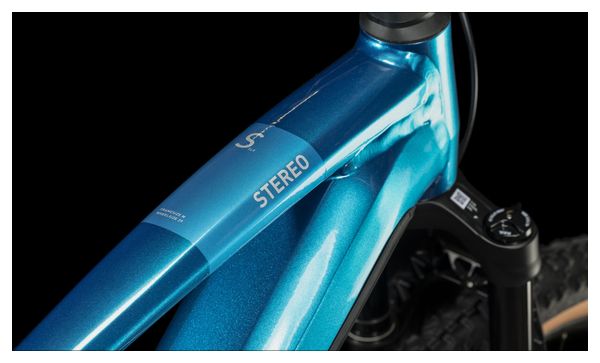 VTT Électrique Tout-Suspendu Cube Stereo Hybrid 120 SLX 750 Shimano Deore XT 12V 750 Wh 29'' Bleu Electric 2024