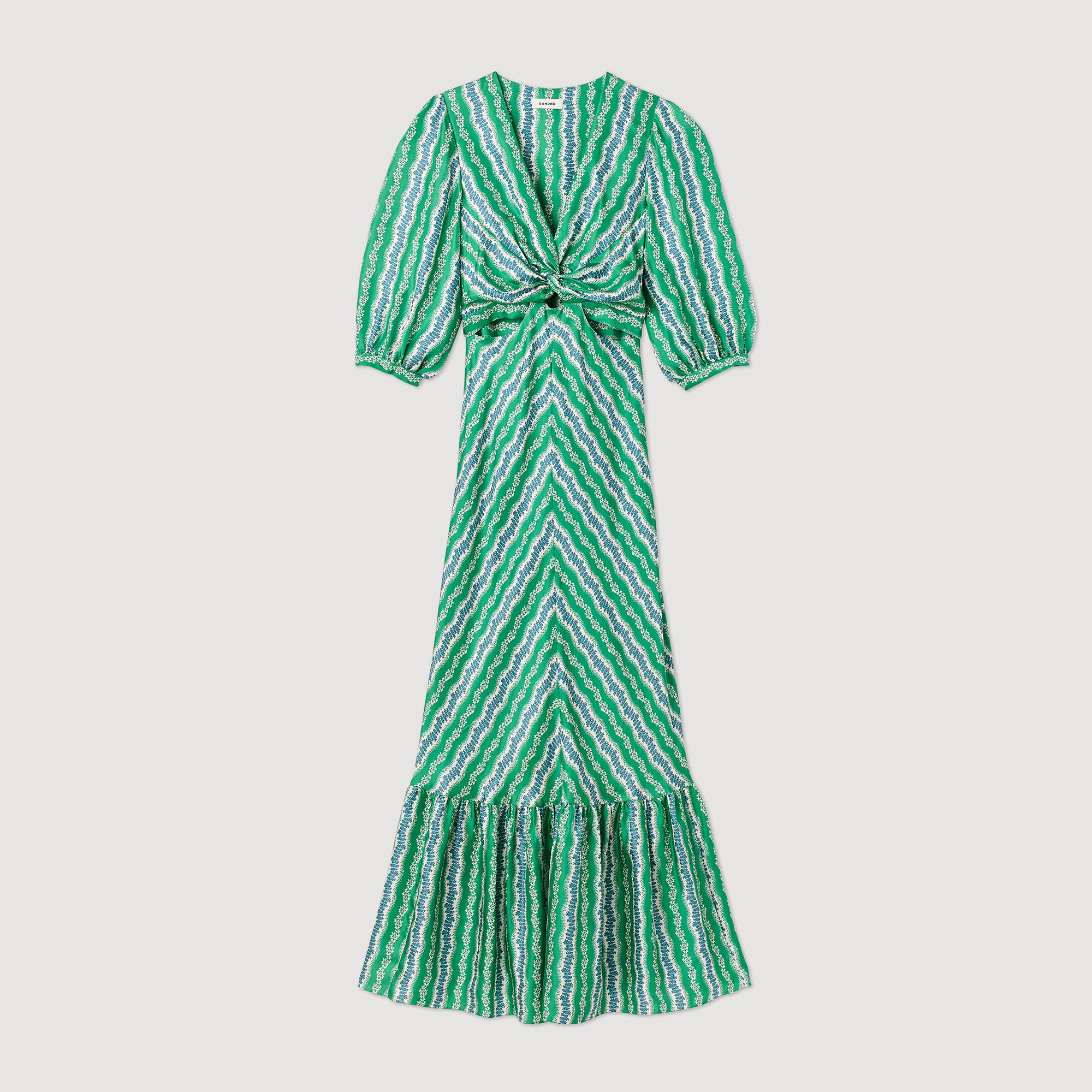Robe longue imprimee