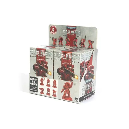 Games Workshop Warhammer 40.000 Space Marine Heroes Blood Angels Serie 1, 1 Packung, 6-fach sortiert