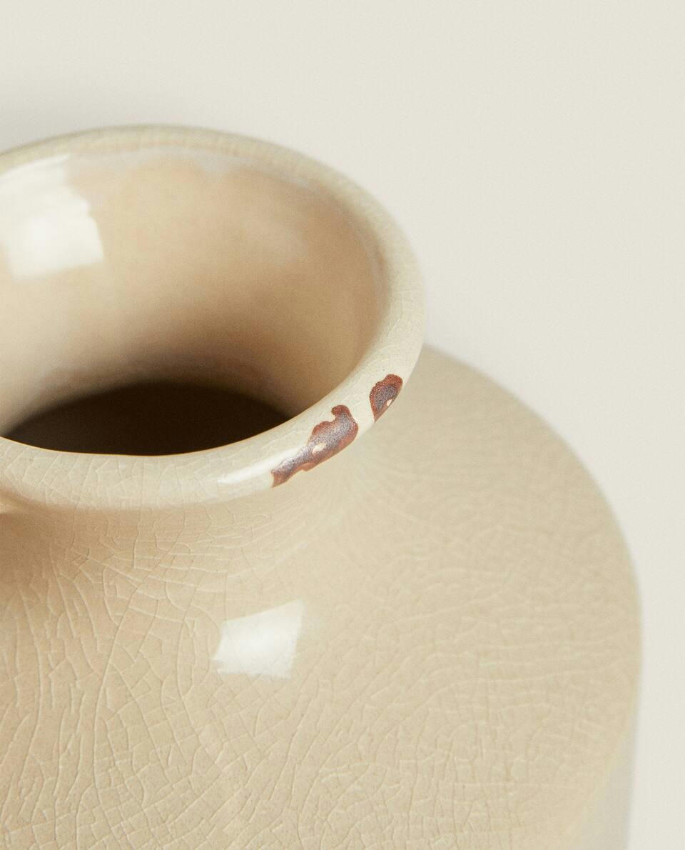 VASO DE CERÂMICA COM ALÇAS
