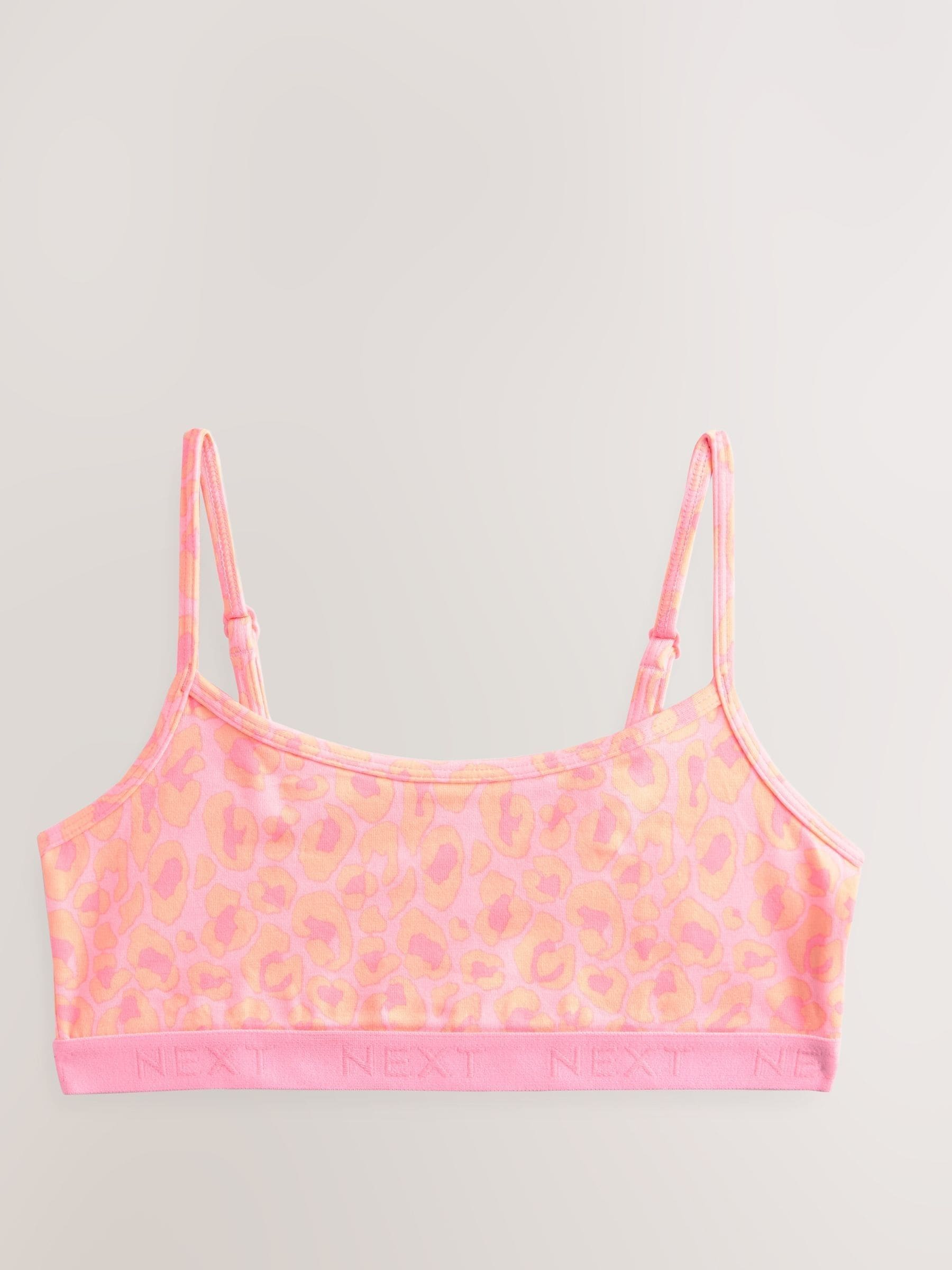 Roze/paars - Set van 3 crop tops (5-16 jr)