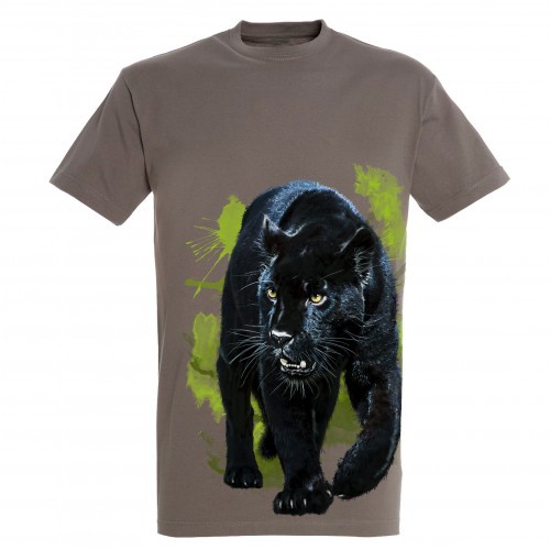 Camiseta marrom Pantera Negra