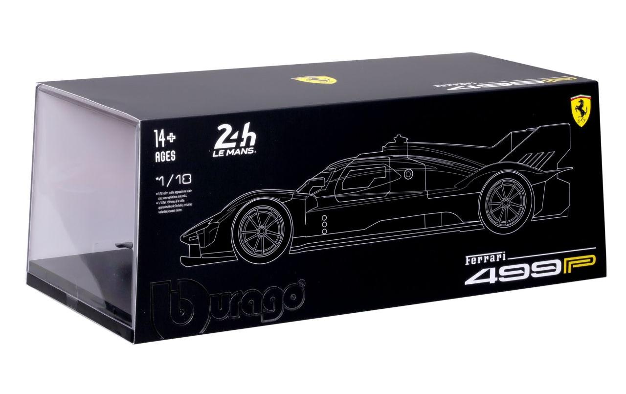 Ferrari Signature 499P LeMans Champ. 2023 Rot 1:18Sammlermodell im Massstab 1:18