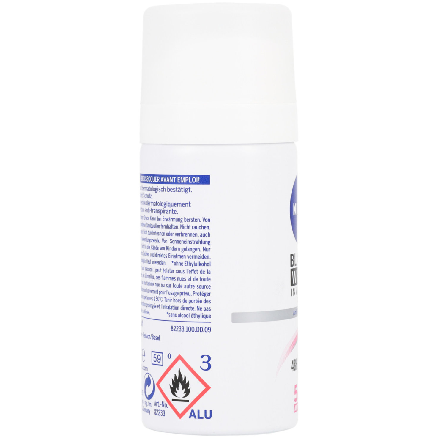 Nivea Deo Black & White Invisible Clear Spray Female