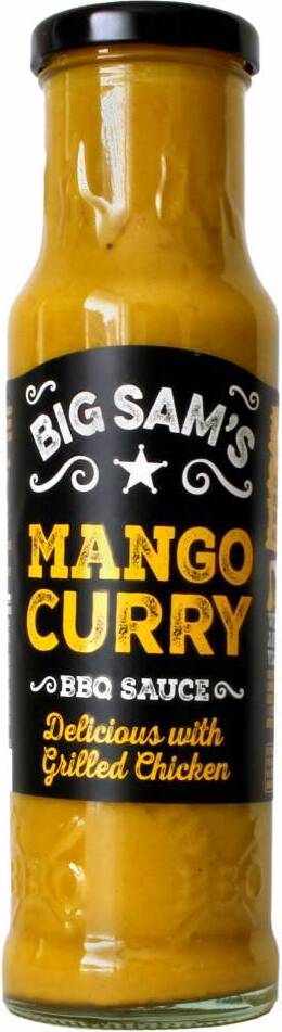 Big Sam's barbecuesaus Mango Curry 250 ml