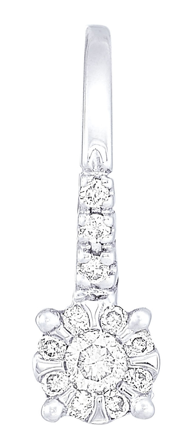 Exquisite Ohrringe mit 24 Brillanten