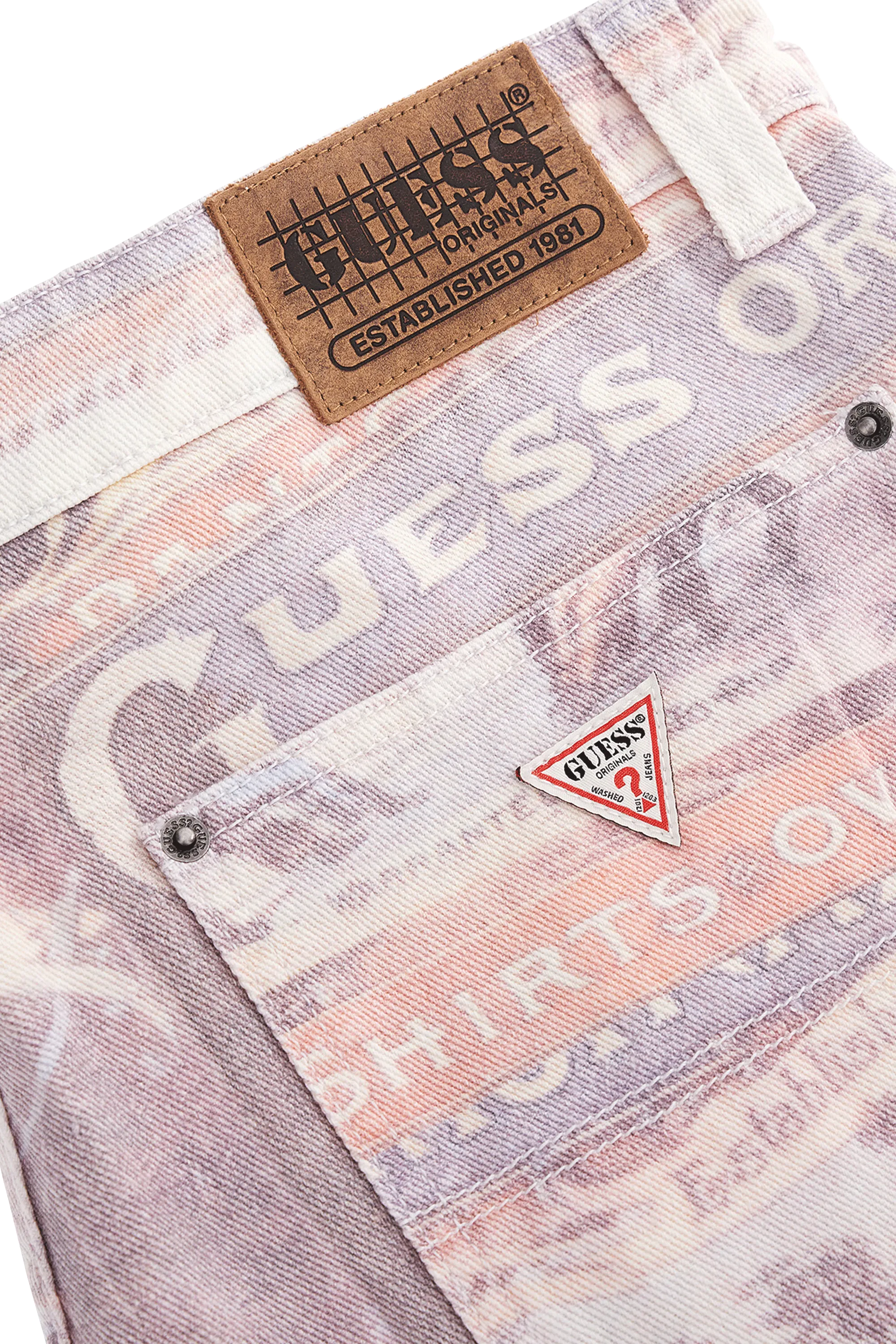 GUESS ORIGINALS Pantalon GO VTGE RANCH CARPENT P Multicolore
