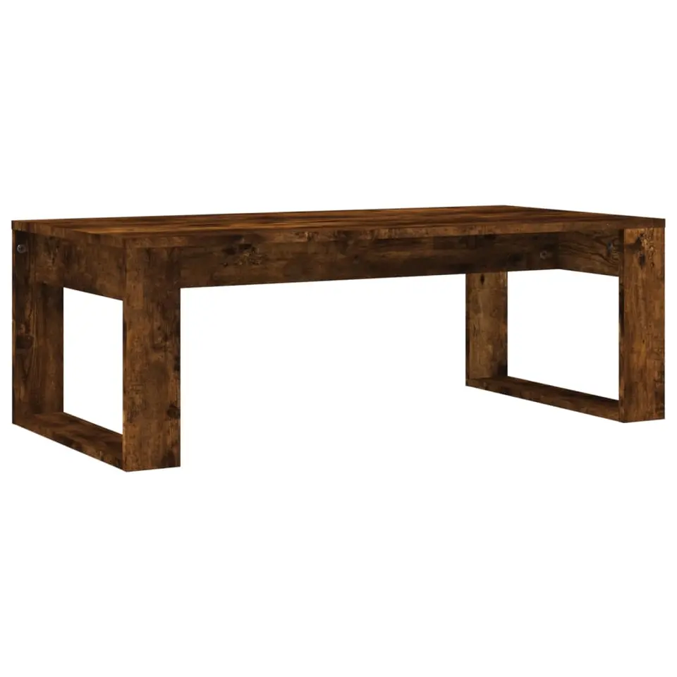 vidaXL - Salontafel - Bruin - Bewerkt hout