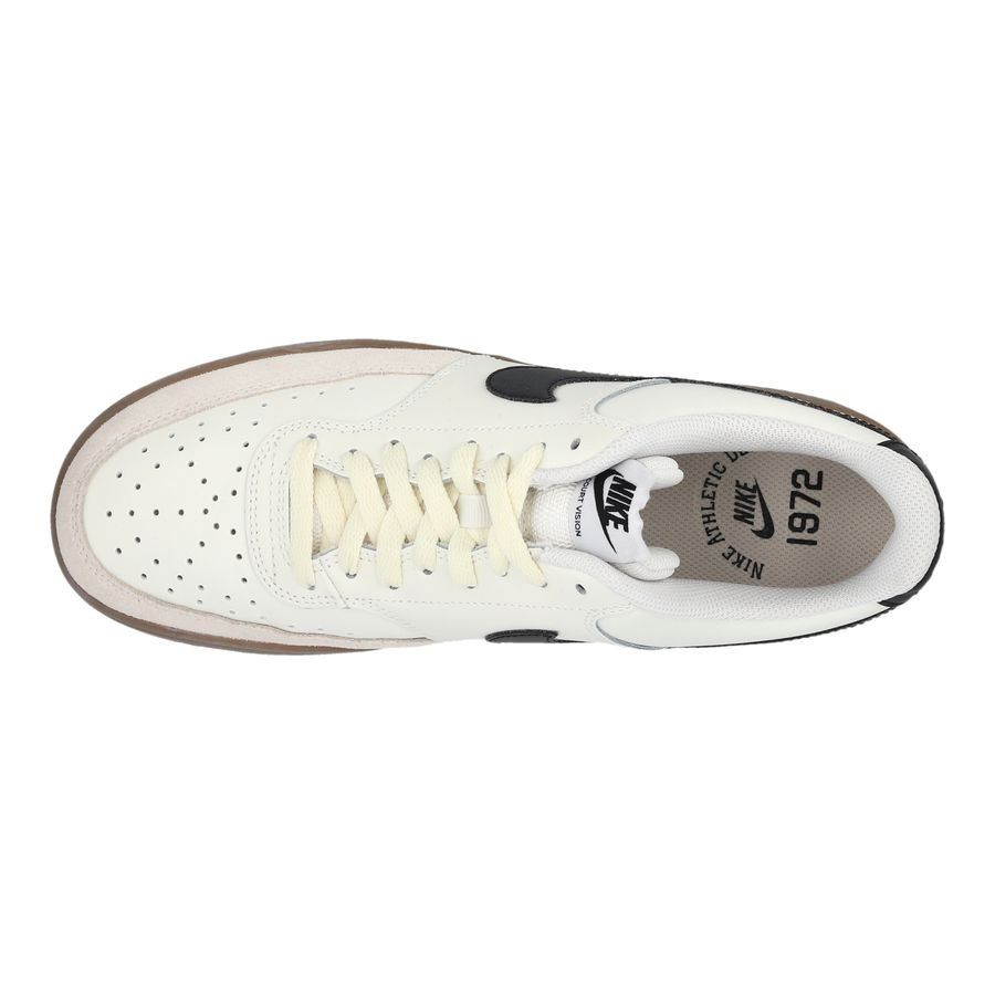 Nike Chaussures Court Vision Low - Blanc Cassé/Light Orewood Brown/Noir