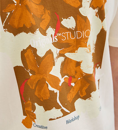 Jack & Jones T-Shirt - Jorvarenna - Antique White