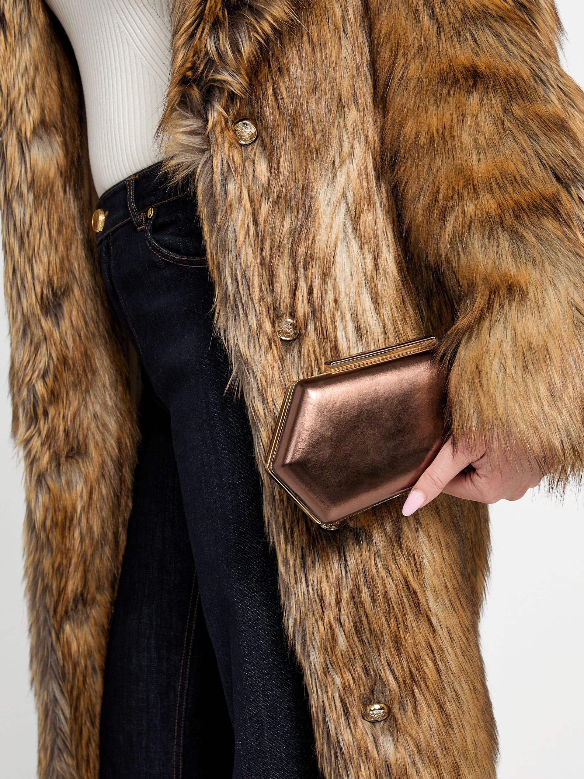 Clutch Gemma Metálica