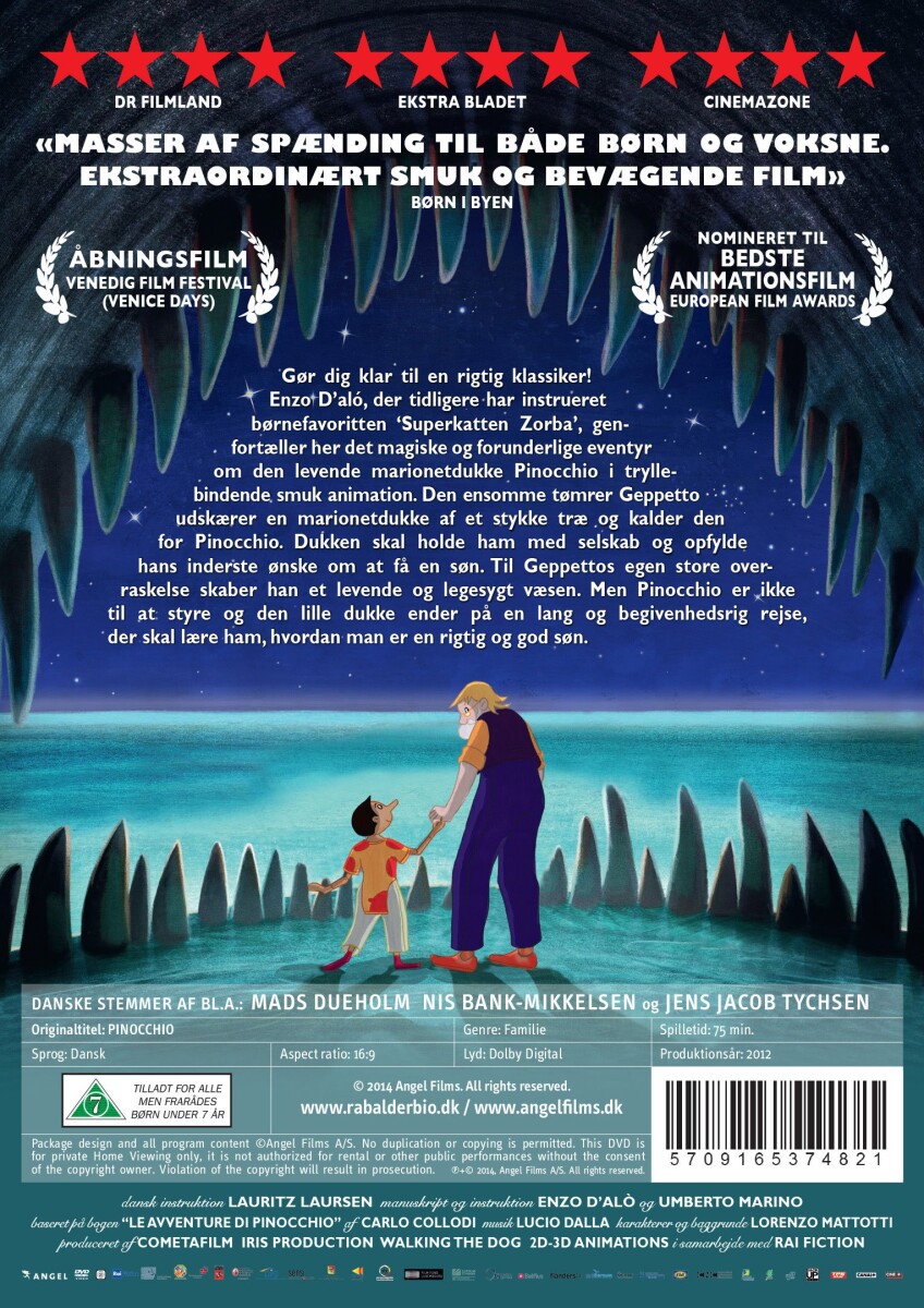 Pinocchio - 2012 - DVD