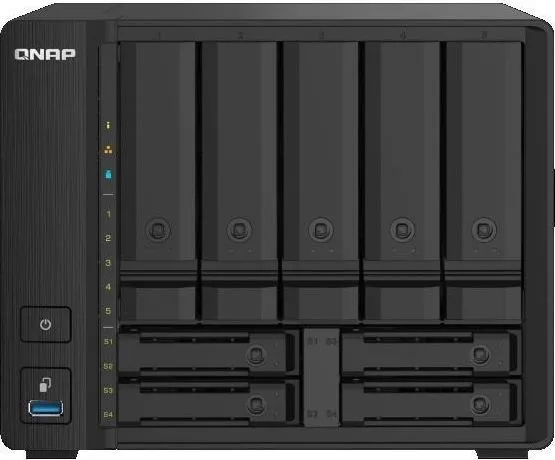 QNAP TS-932PX - NAS-server - 9 fag - SATA 6Gb/s - RAID 0, 1, 5, 6, 10, 50, JBOD, 5 hot reserve, 6 hot reserve, 60, 50 hot reserve, 10 hot reserve, 1 hot reserve, 60 hot reserve - RAM 4 GB - Gigabit Ethernet / 2,5 Gigabit Ethernet / 10 Gigabit Etherne