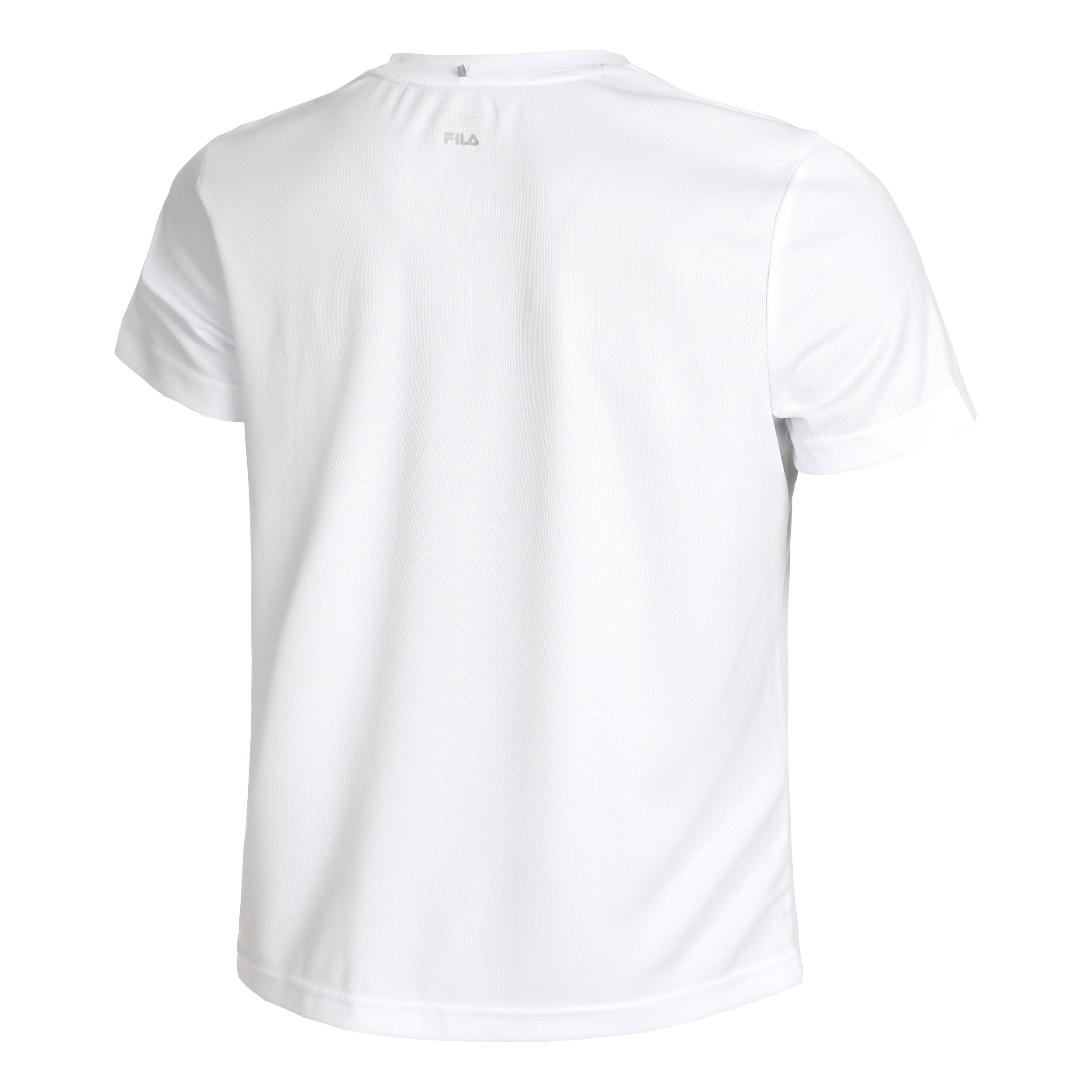 Fila Logo T-shirt Hommes - Blanc , Bleu Foncé