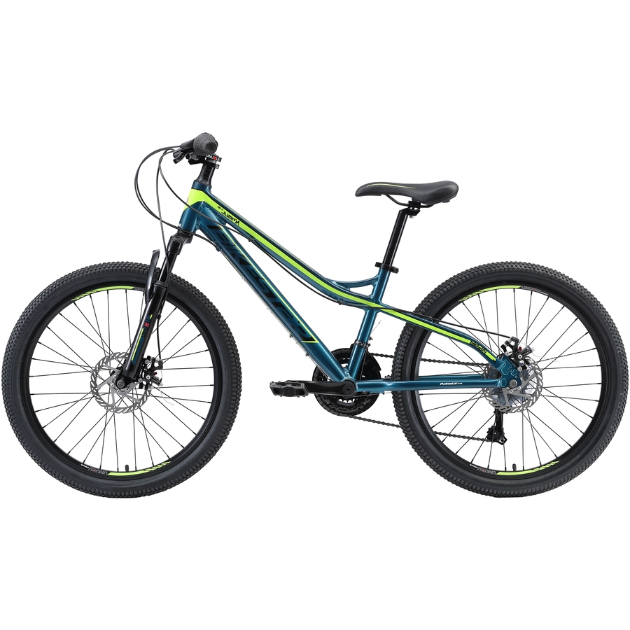 Bikestar Kinderrad 24 Zoll Alu MTB blau, grün