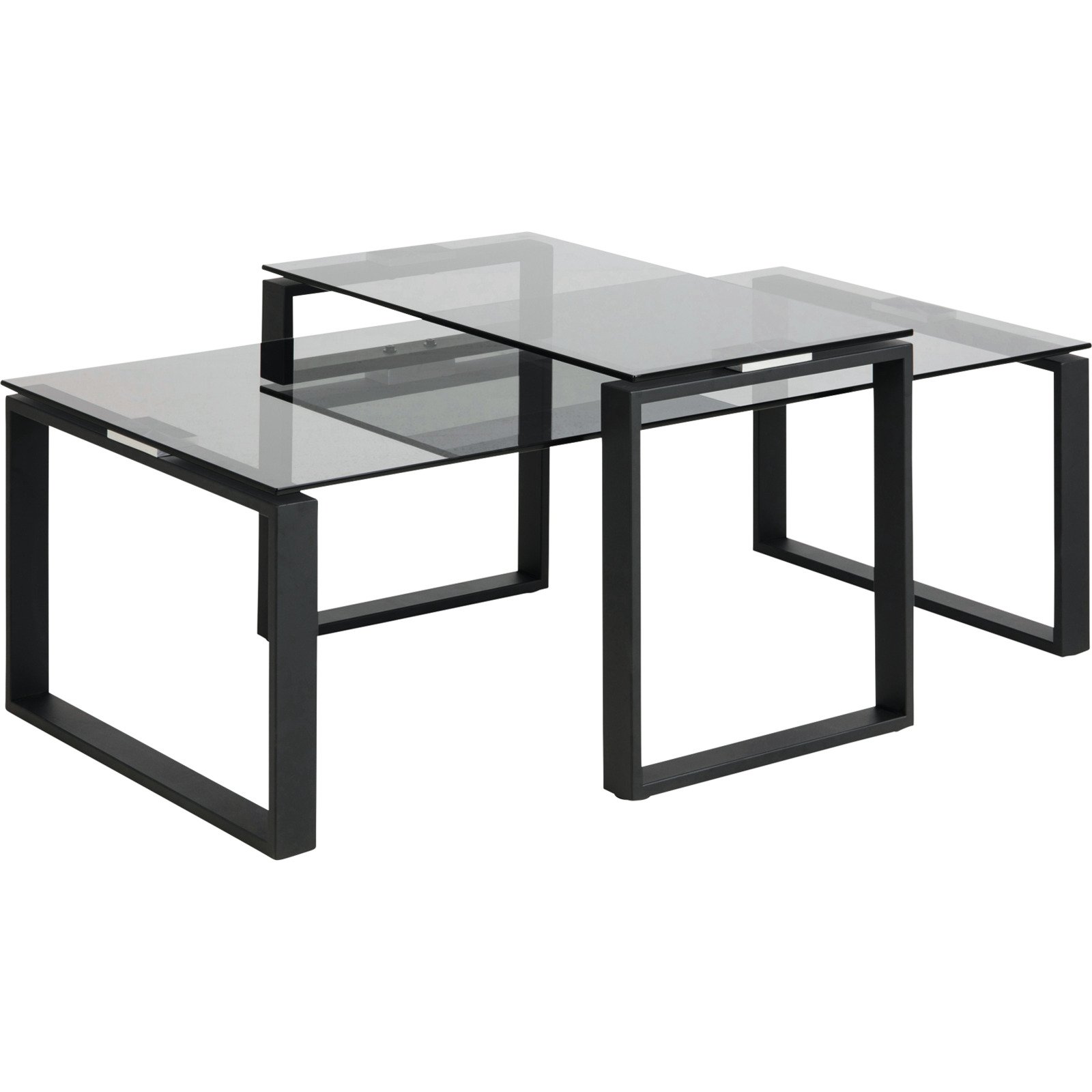 Salontisch Katrine Rauchglas 2er-Set