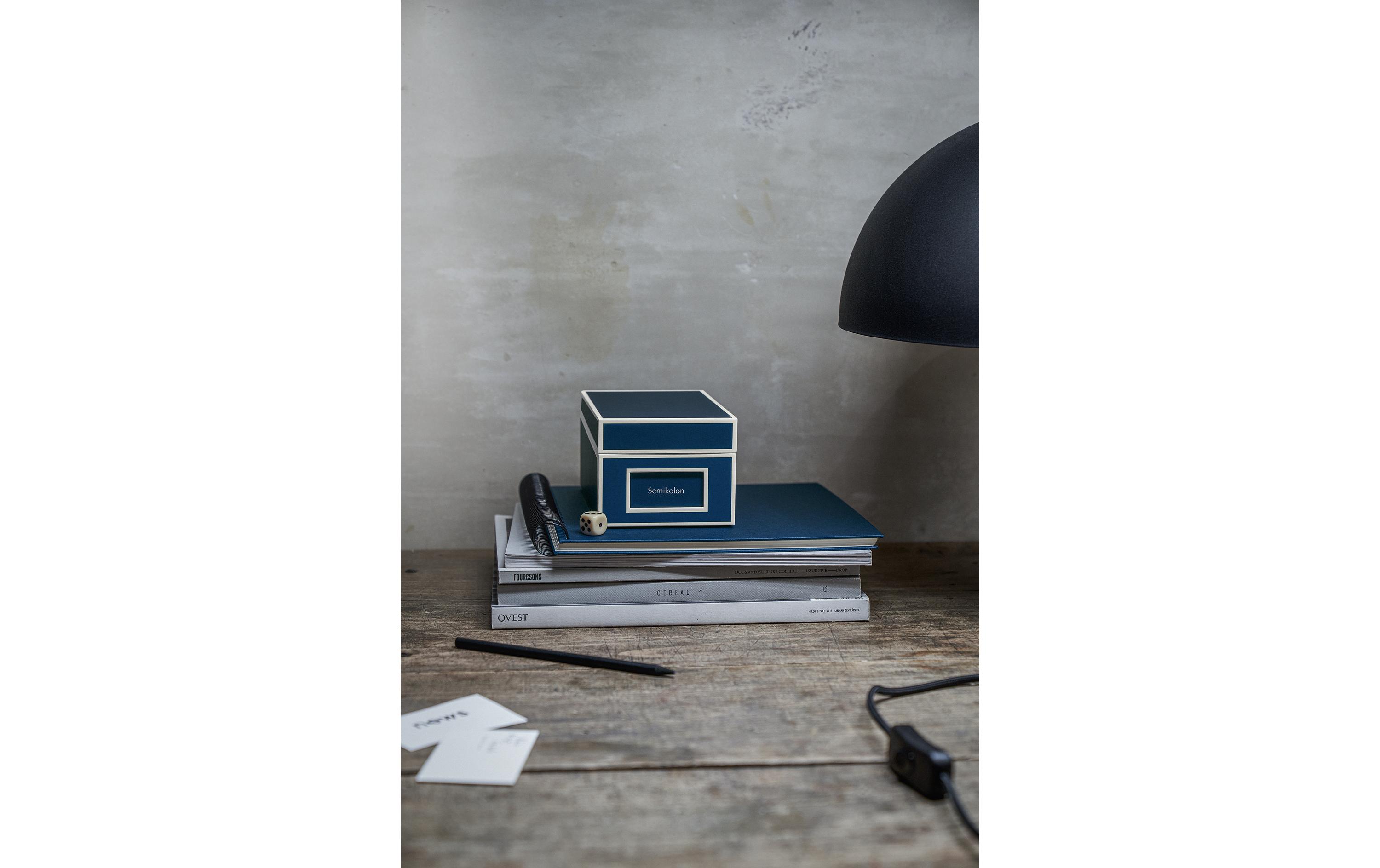 Fotobox MarineblauBox für Ihre schönsten Fotos und Erinnerungen