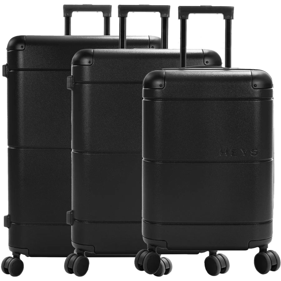 Heys Zen - 4-Rollen-Trolley Set 3tlg. erw. black
