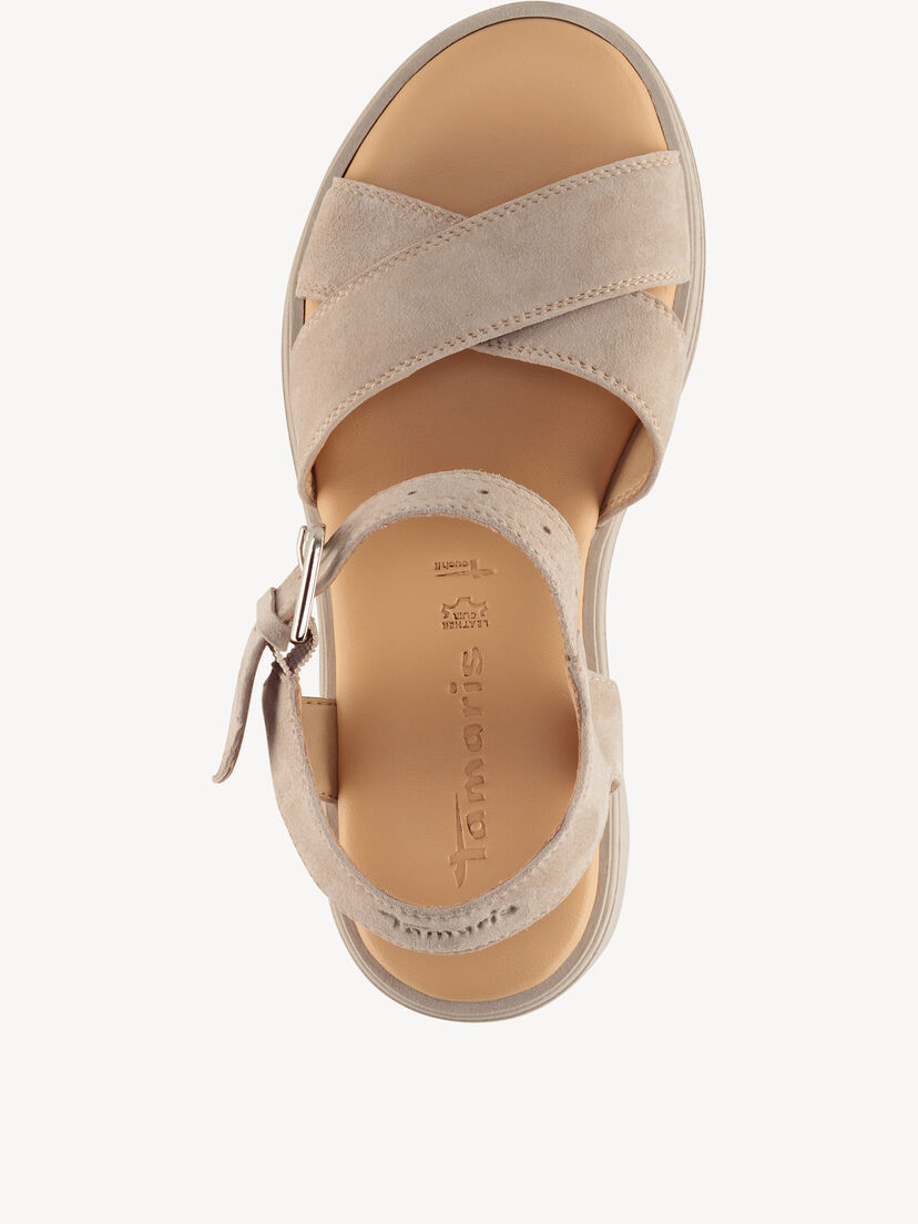 Leren Sandaaltje - beige