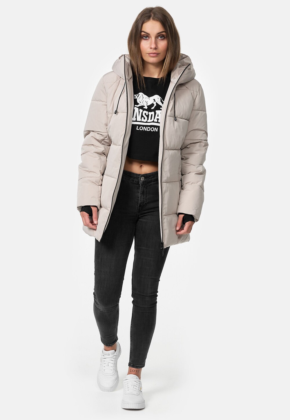 Lonsdale Frauen Winterjacke mit Kapuze SALLY