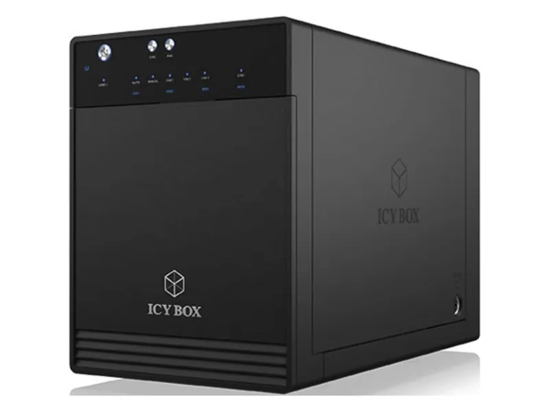 ICY BOX IB-3740-C31 - Harddisk-array - 4 bays (SATA-600) - USB 3.1 Gen 2 (ekstern)