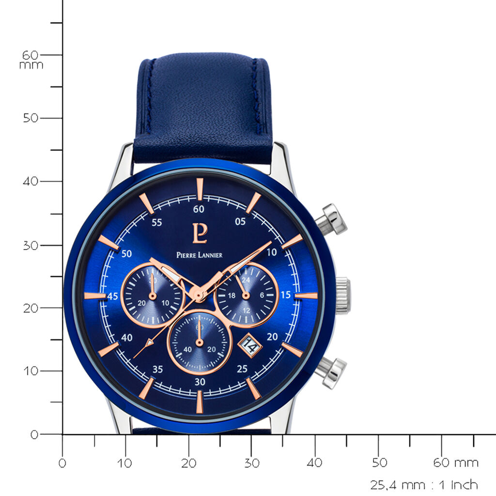 Montre Pierre Lannier Collection Capital Bleu