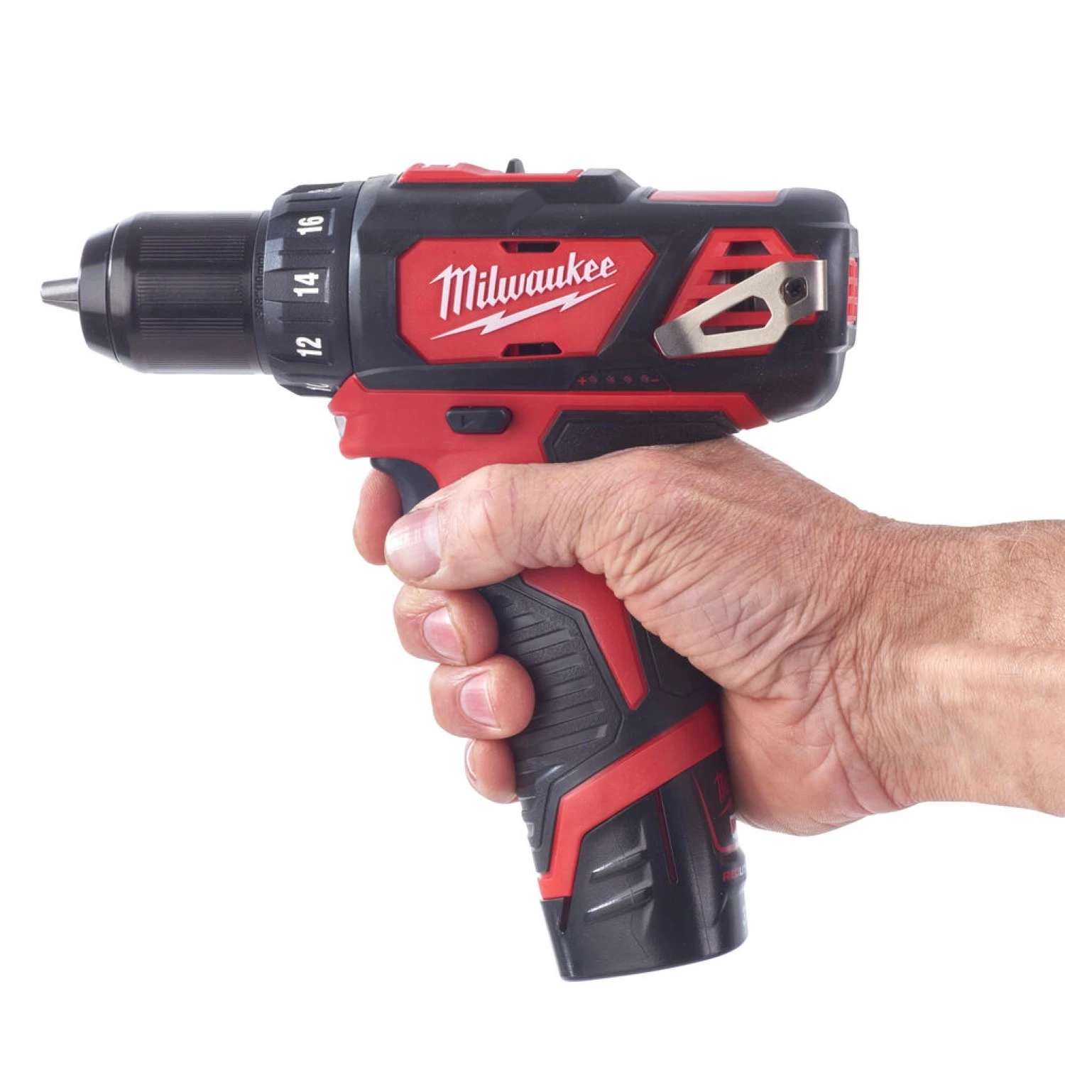 Milwaukee M12 BDD-201C 12V Li-Ion accu boor-/schroefmachine set (1x 2,0Ah) in koffer - 30Nm
