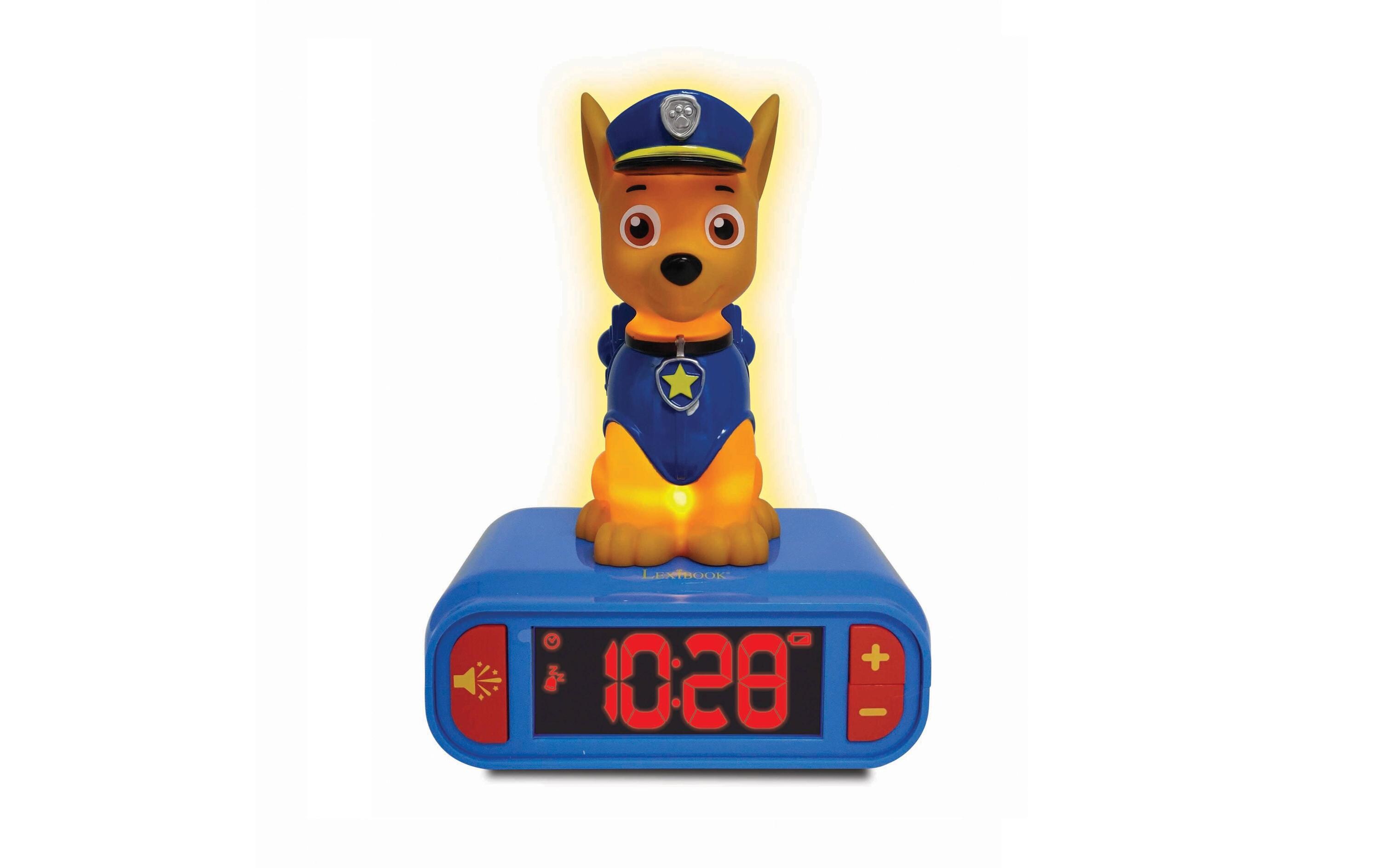 Wecker mit Nachtlicht Paw Patrol ChaseDigitalwecker für Kinder