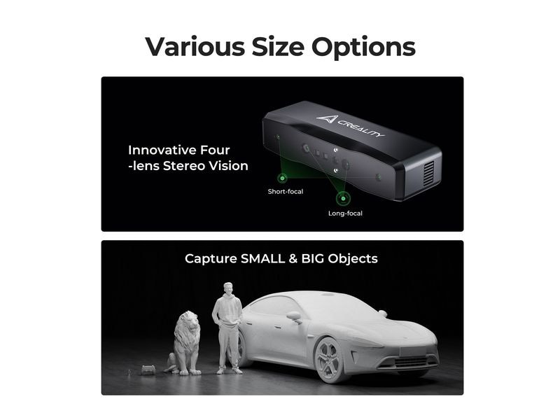 Creality 3D-Scanner Otter Lite 30 fps Farb Scanner