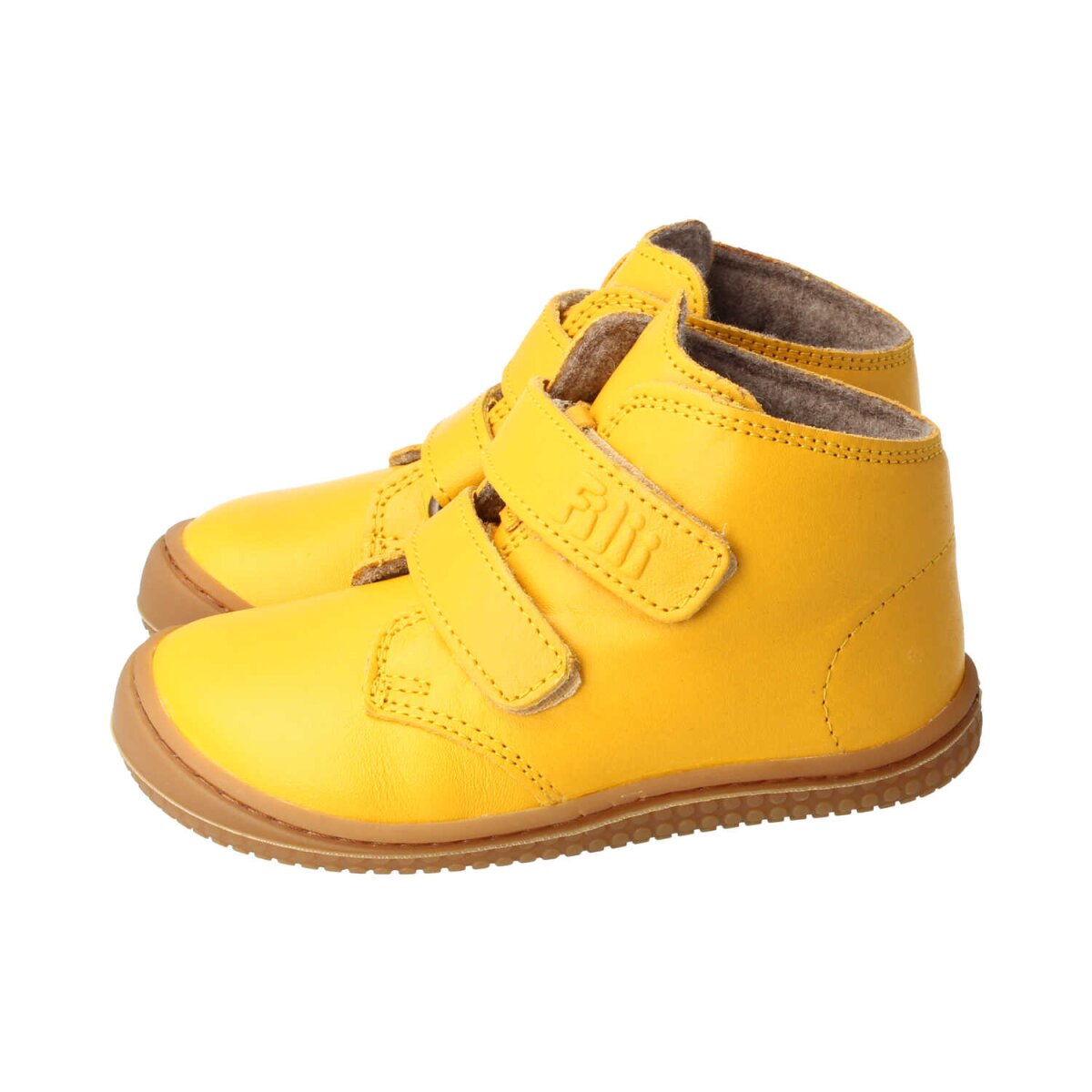 MB4213-F4 mustard SOFT-FEET BIO nappa fleece velcro Weite/M
