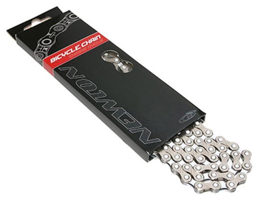 CHAINE VELO ROUTE-VTT 11V. NEWTON KMC ARGENT-BLANC 116 MAILLONS COMPATIBLE SHIMANO-SRAM