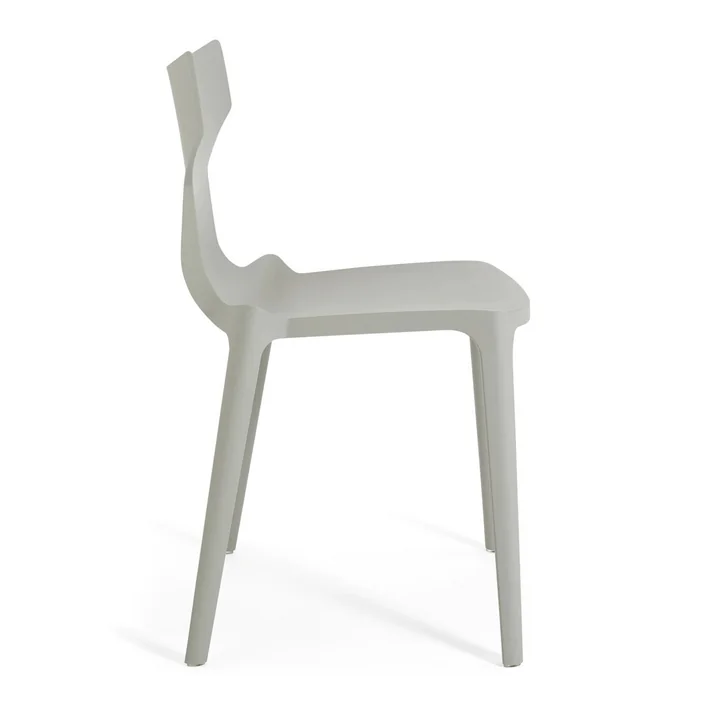 Kartell - Re-Chair Stuhl, powered by Illy, schwarz matt