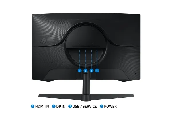 Samsung Odyssey G5 S27CG554EU - G55C Series - LED-skærm - gaming - kurvet - 27