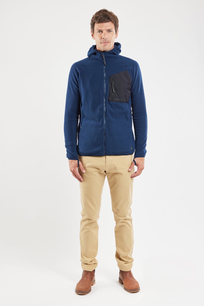 Veste polaire à capuche PLOUHA