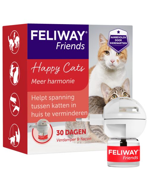 Feliway Friends Startset - Anti stressmiddel - 48ml 1 maand