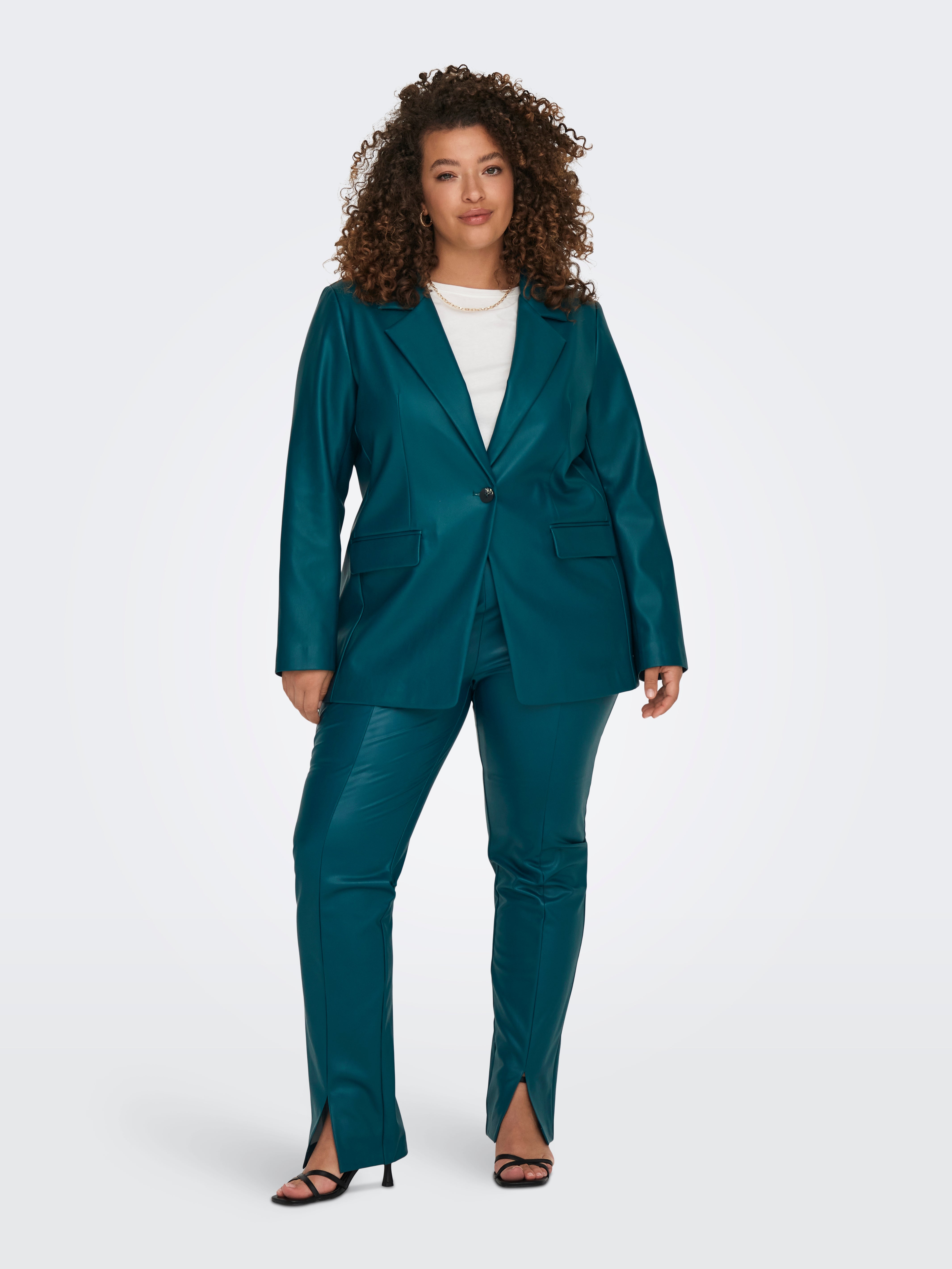 CARPAPAYA Mittlere Taille Slim Fit Leggings Dark Sea