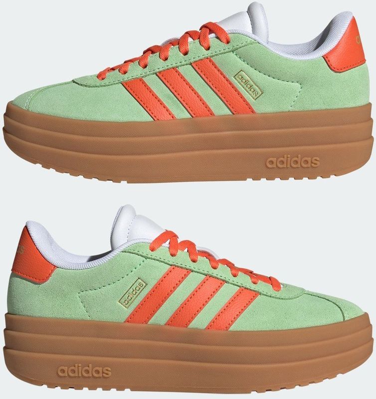 Adidas - Vl Court Bold - Schoenen - Zwart - Leren Bovenwerk