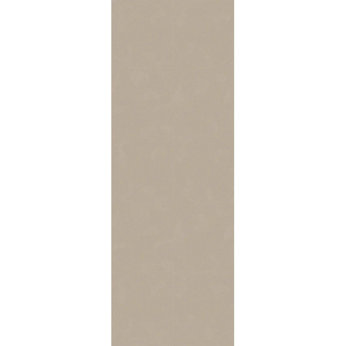 Chemin de table pur coton brun 155X55 Garnier Thiebaut