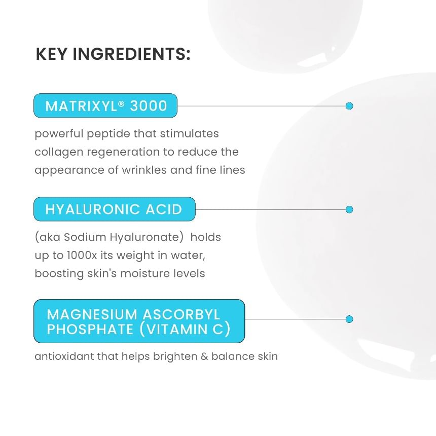 Tijdloze huidverzorging - Hyaluronzuur + vitamine C serum