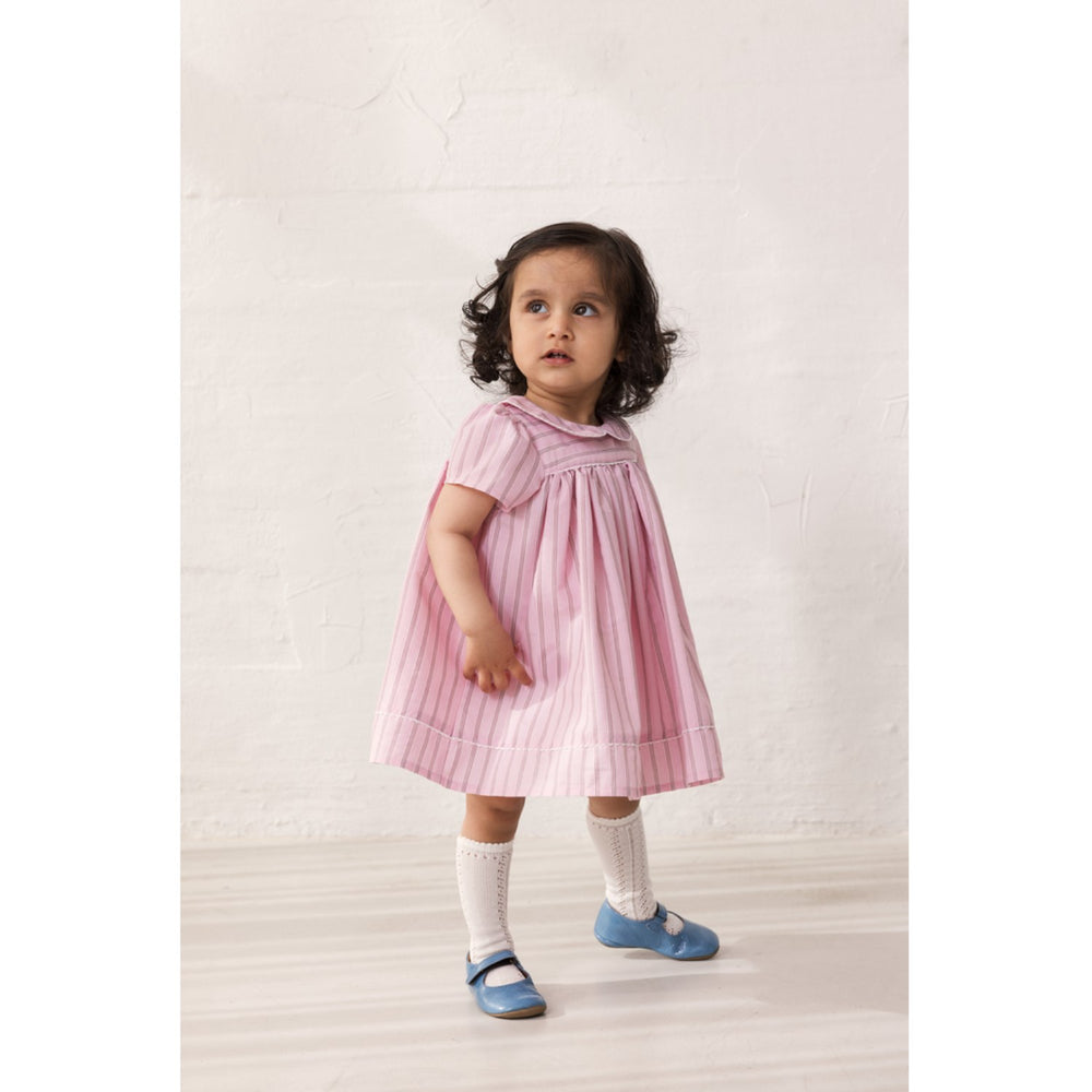 Køb MarMar Smooth Cotton Bonbon Pink Stripes Dulla Kjole