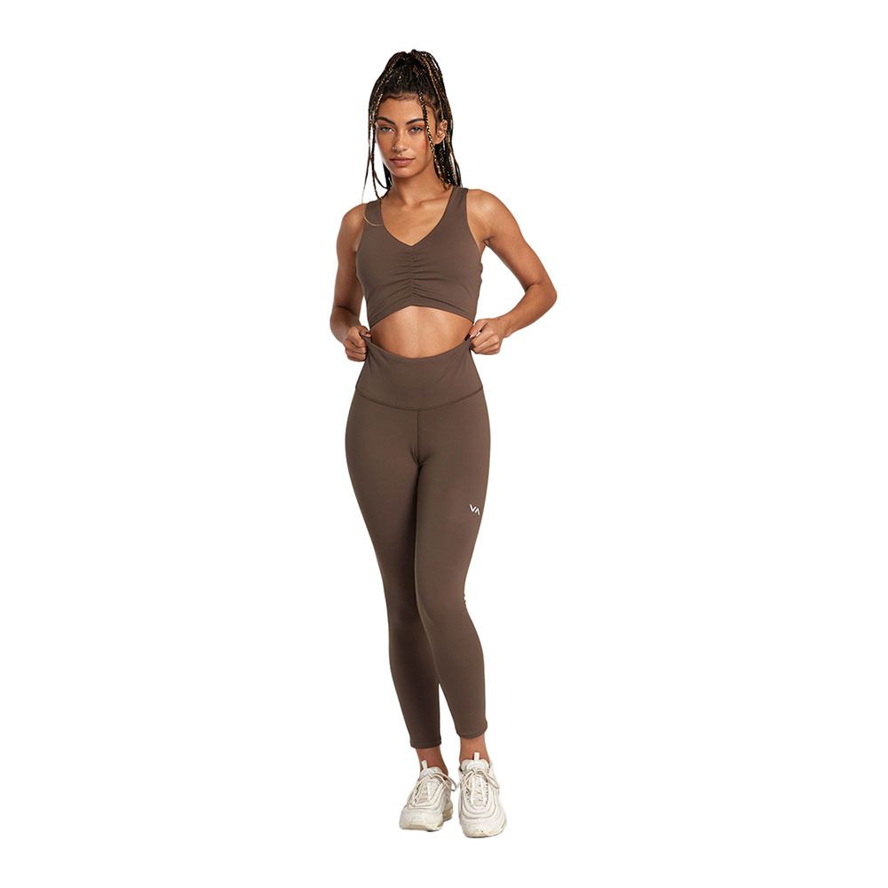 Rvca SENIESA ESTRADA SUPERBAD - Legging Femme major brown